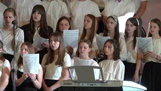 Отче наш | сводный молодежный хор | конгресс г. Брянск 2022