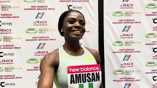 Tobi Amusan Breaks 60mH African Record With 7.75 seconds at NB Indoor Grand Prix