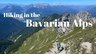 Hiking for 2 days in the Bavarian Alps in Germany