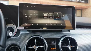 Installation Oem fit 10.25" android screen navigation and backup camera Mercedes Glk