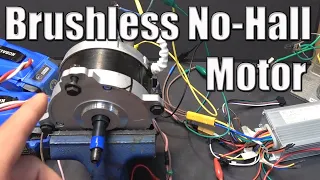 How to install a Brushless motor without a Hall sensor on a standard Brushless motor controller