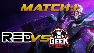 CHOU DAPAT XORN! INILAH MASANYA ON FIRE! GEEKFAM VS RED ESPORT! GAME 1!