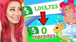 Can I SPEND ALL MY MONEY In ROBLOX ADOPT ME!? *$50,000 BUCKS*