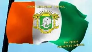 l'hymne national de Côte d'Ivoire -  l'Abidjanaise