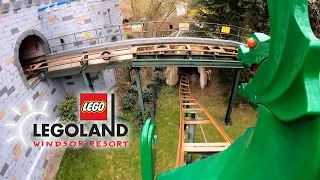 The Dragon [4K] Front Seat POV - LEGOLAND Windsor Resort