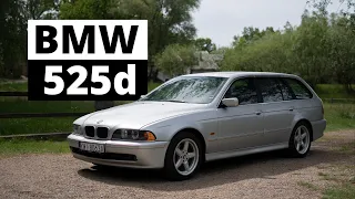 BMW 525d E39 - skok w bok