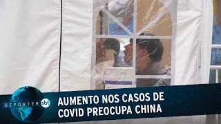 China registra maior número de casos de covid-19 em 6 meses | Repórter SBT (07/11/22)