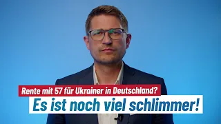 Rente mit 57 für Ukrainer in Deutschland? Es ist viel schlimmer!