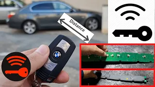 BMW E60 | How to increase the range of the remote control (Small range of the BMW remote control)