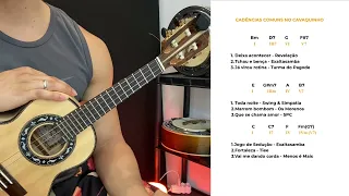 TOQUE MAIS DE 100 MÚSICAS COM ESSAS CADÊNCIAS NO CAVACO E BANJO - AULA DE CAVAQUINHO COM LÉO SOARES