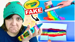 Debunking 7 FAKE Crayola Hacks Viral Videos Troom Troom