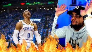Russell Westbrook BEST & MOST VICIOUS Dunks of His Career! A MUST SEE MONTAGE! (REACTION!!!) 🔥🏀