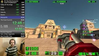 Serious Sam: The First Encounter [old wr] Speedrun Any% in 31:34 IGT