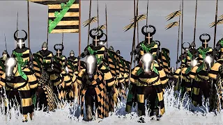 15,000 Units | Empire of Nicaea VS Duchy of Saxony | Medieval Historical Cinematic Battle