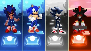 Sonic exe 🆚 Muscular Sonic 🆚 Dark Sonic 🆚 Shadow exe Sonic | Sonic EDM Rush