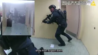 Bodycam video shows Milwaukee Police fatally shooting armed man with hostages at veteran's center