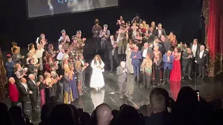 Final curtain call for Phantom Of The Opera on Broadway. Sunday, April 16th, 2023