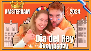 👑 ¡Vive el DÍA del REY en ÁMSTERDAM como los de aquí! 🧡🎉Koningsdag 2024