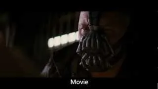 Bane's Voice Comparision - Trailers vs Final Film