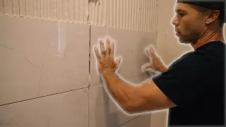 TILE A SHOWER WALL---TUTORIAL