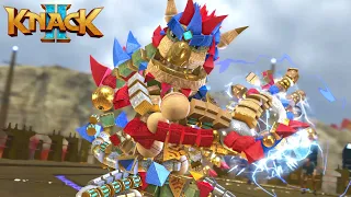 Knack 2 | 2 Player Chapter 12 New Ultimate Move (PS5) co-op Gameplay, Game Mode Hard