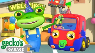 Happy Birthday Baby Fire Truck! | Animal Cartoons | Funny Cartoons | Learn about Animals