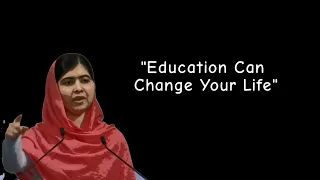 Education Is The One Of The Blessings Of Life || Malala Yousafzai Speech