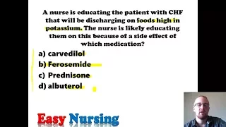 NCLEX Practice Questions! Heart Failure