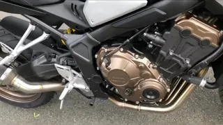 2019 HONDA CB650R EXHAUST SOUND