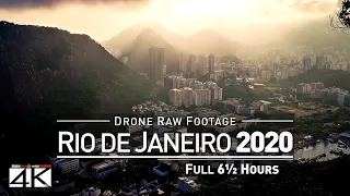 【4K】Drone RAW Footage | This is BRAZIL 2020 | Rio de Janeiro | Full 6 Hours | UltraHD Stock Video
