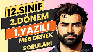 12.SINIF İNGİLİZCE 2.DÖNEM 1.YAZILI SORULARI | MEB ÖRNEK YAZILI SORULARI