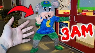 DONT GO TO CHUCK E CHEESE OVERNIGHT OR EVIL CHUCK E CHEESE WILL APPEAR !! *SCARY*