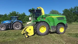 SENÁŽE VOJTĚŠKY A JETELE U VĚŽÍ - 3 x FENDT - 3x JOHN DEERE - NEW HOLLAND - DEUTZ - FAHR - JCB.