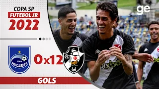 RIO CLARO 0 X 12 VASCO | GOLS | COPA SÃO PAULO DE FUTEBOL JR | ge.globo