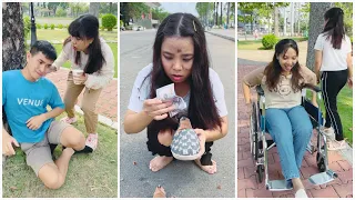 Stupid thief vs kind homeless 😏🧑🏻🥷🏻 Linh Nhi Shorts