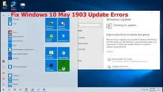 How to Fix All Windows 10 May 1903 Update Errors (2019)