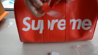 MY LOUIS VUITTON x SUPREME HANDBAG /HOODIES PICKUPS!!!!!!!!!!!!!