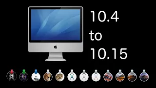 Upgrading from Mac OS X 10.4 to 10.15 (actual hardware)