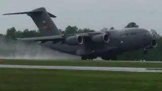 GIANT plane takes off STEEP in 17seconds!!!!  AMAZING POWER!!!!