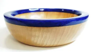 Woodturning | The Sapphire Rim Bowl