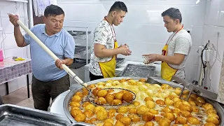 The King of Street Food in Uzbekistan | 5000 Gummas Per Day