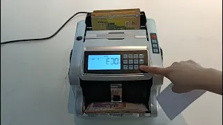 Compact UV MG Detection Money Counter Note Counting Machine