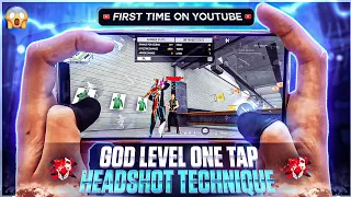 God Level One Tap Headshot Technique On Mobile 99% Players Don't know 😳 | One Tap Headshot Trick !