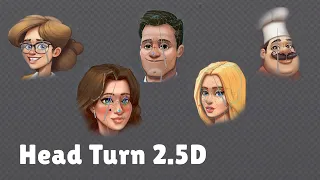 Spine 2D Tutorial: Face Rig | Turn in 2.5D