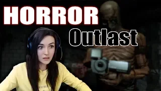 РЕАКЦИЯ ДЕВУШКИ на Outlast. Хоррор Аутласт. 2019