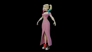 Timelapse - Modeling Harley Quinn