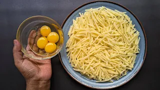 Just Add Eggs With Potatoes Its So Delicious / Simple Breakfast Recipe/ Healthy Cheap & Tasty Snacks