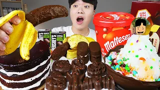 ASMR MUKBANG | Chocolate Desserts, Ice cream, cake, Macaroon | GONGSAM 이공삼