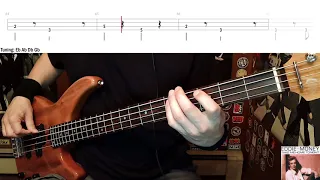 Take Me Home Tonight by Eddie Money - Bass Cover with Tabs Play-Along