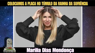 Túmulo de Marília Mendonça, deixei uma linda homenagem.